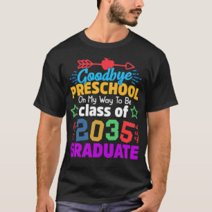 T-shirt Classe Enfants De 2035, 1Er Jour D'École, Premier