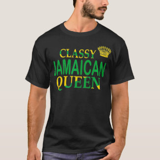 T-shirt Classe féminine Jamaïcaine Queen Jamaïcaine Femmes