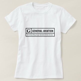 T-shirt Classé G pour l'aviation générale