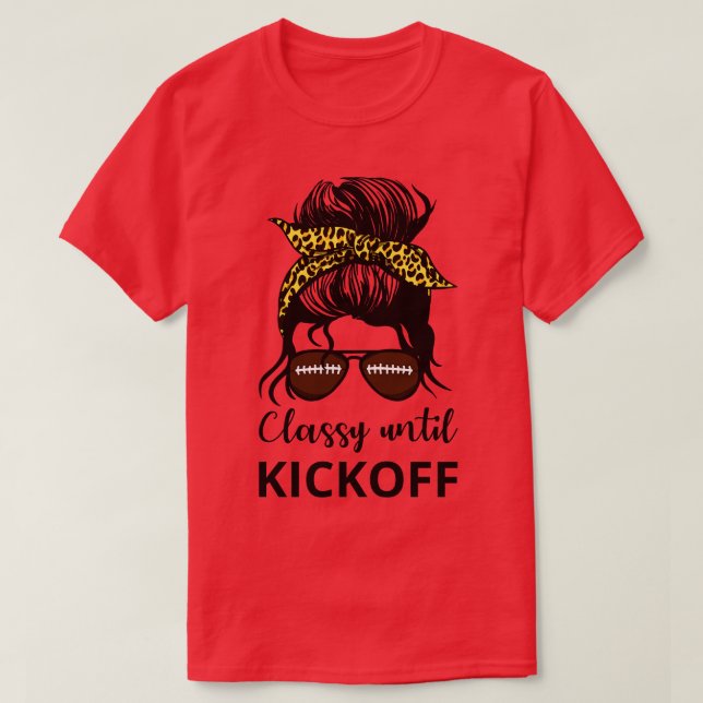 T-shirt Classé jusqu'à Kickoff IV Messy Bun (Design devant)