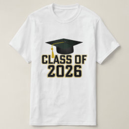 T-shirt Classe Letterman de 2026 Graduation