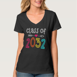 T-shirt Classe Of 2032 Pre K Graduate Preschool Graduation