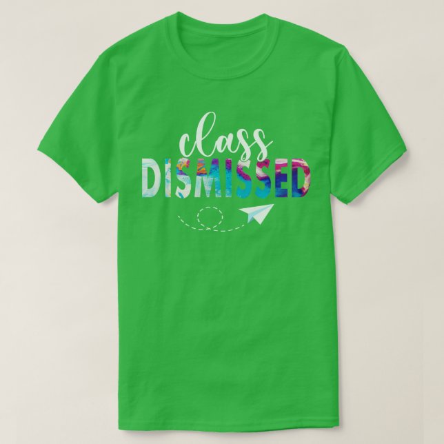 T-shirt Classe Rejetée Joyeuse Dernière Journée De L'Ensei (Design devant)