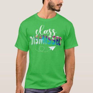 T-shirt Classe Rejetée Joyeuse Dernière Journée De L'Ensei