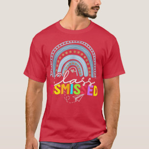 T-shirt Classe Rejetée Joyeuse Dernière Journée De L'Ensei