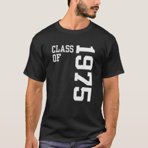 T-shirt Classe rétro de 1975 Lycée Réunion Vin