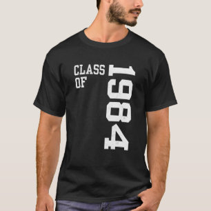 T-shirt Classe rétro de 1984 Lycée Réunion Vin