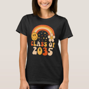 T-shirt Classe Rétro De 2035 Jardin D'Enfants Grandir Avec