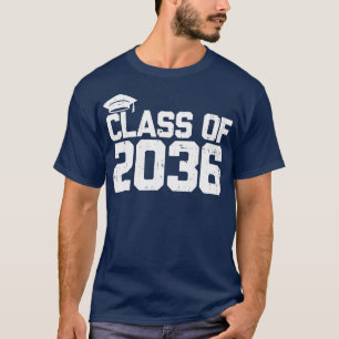 T-shirt Classe Scolaire De 2036 Croissance Avec Moi Emprei