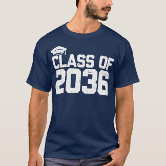 T-shirt Classe Scolaire De 2036 Croissance Avec Moi Emprei