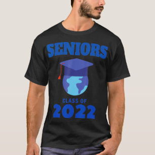 T-shirt Classe SENIORS de 2022, avec World Globe