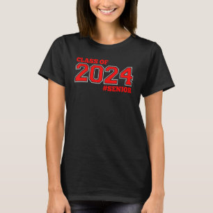 T-SHIRT CLASSE SUPÉRIEURE DE 24 CLASSE SUPÉRIEURE ROUGE 20