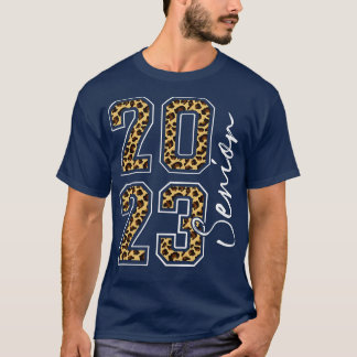 T-shirt Classe supérieure de diplôme Leopard 2023