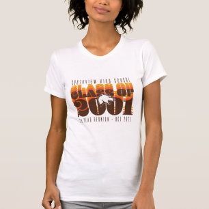 T-shirt Classe SVHS de '01 20 ans Réunion Dames 