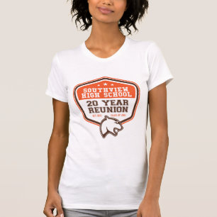 T-shirt Classe SVHS de '01 20 ans Réunion Dames T