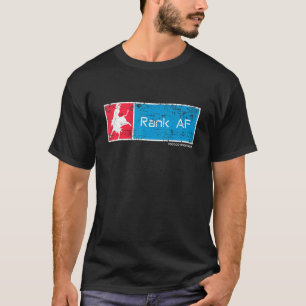 T-shirt Classement AF de rodéo de taureau