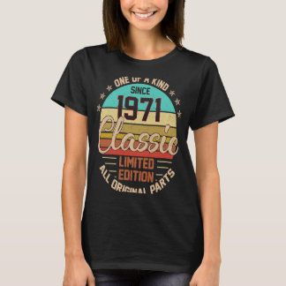 T-shirt Classic 1971 50ème anniversaire Vintage