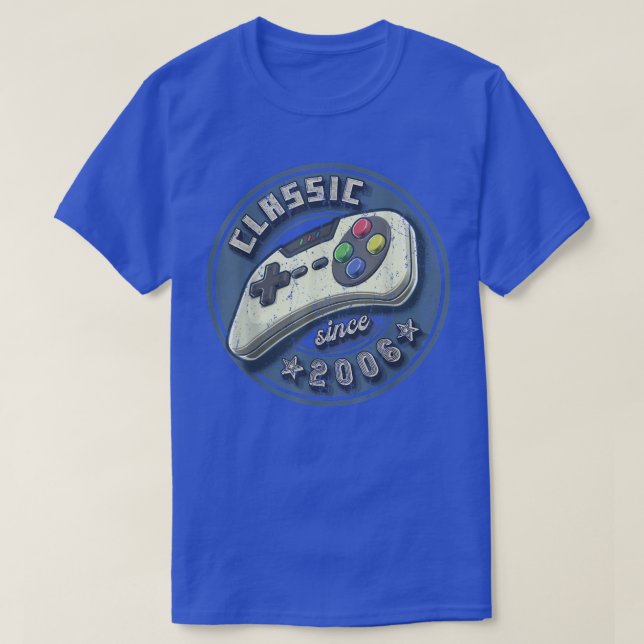 T-shirt Classic 2006 16e Anniversaire Retro jeu vidéo Cont (Design devant)