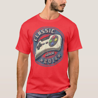 T-shirt Classic 2014 8e Anniversaire Retro Video Game Cont