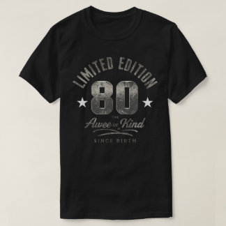 T-shirt Classic 80 Awesome Depuis Birth Limited Tee