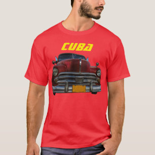 T-shirt Classic American Car à Vinales, Cuba