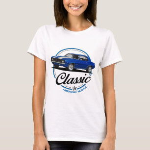 T-shirt Classic de Camaro Bleu