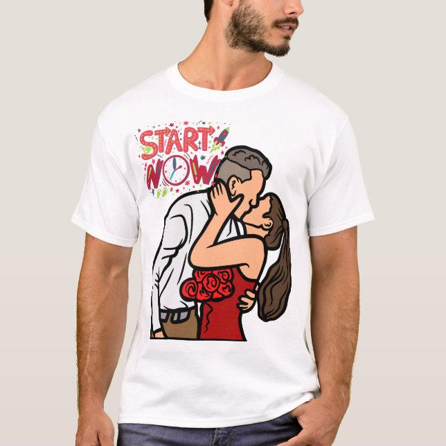 T-Shirt Classic Fit Homme - tendance, confortable, (Devant)