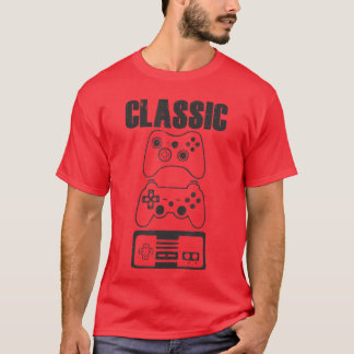 T-shirt CLASSIC Funny Video Game Player Retro Gaming Vinta