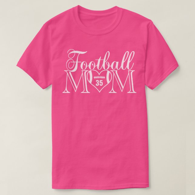 T-shirt Classic Mom 35 Thats My Boy Jersey Numéro (Design devant)