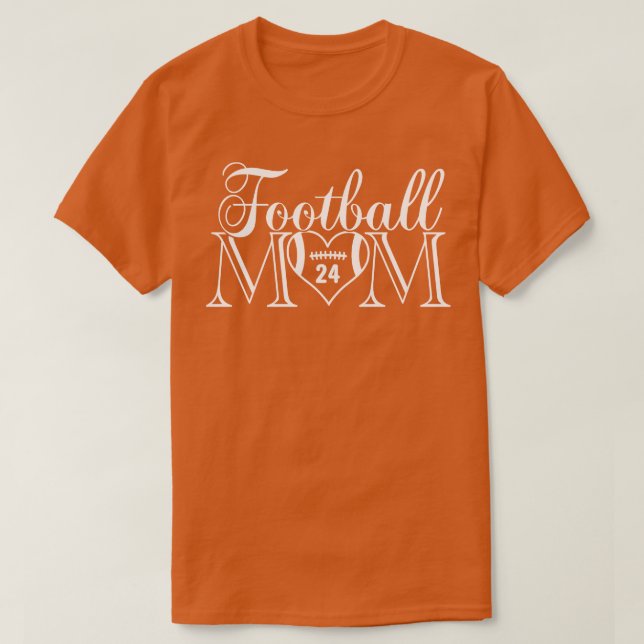 T-shirt Classic Mom Thats My Boy Jersey Numéro (6) (Design devant)