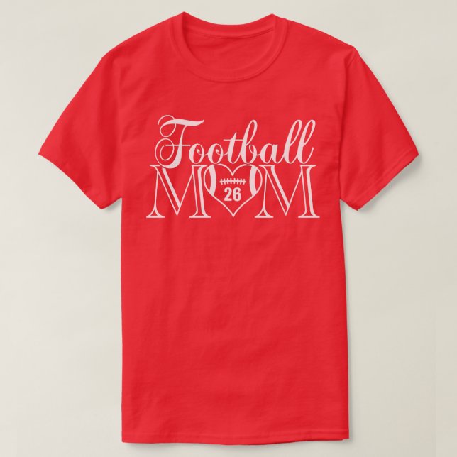 T-shirt Classic Mom Thats My Boy Jersey Numéro (8) (Design devant)