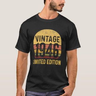 T-shirt Classic Né en 1946 Edition limitée 80 ans