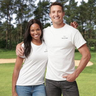 T-shirt Classic Nom Personnalisé Clubs de Golf