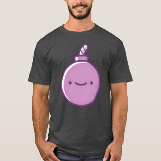 T-shirt Classic retro jeu à bombe violet amis