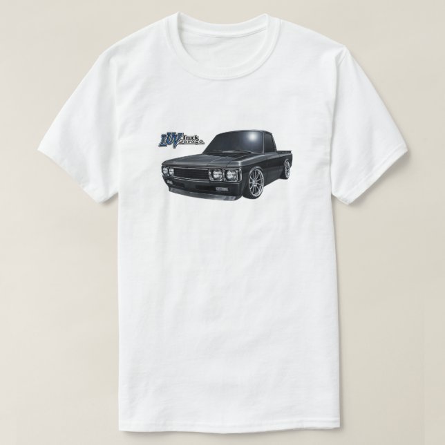 T-shirt Classic Slammed Luv Truck in Black (Design devant)