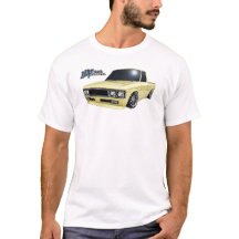 Classic Slammed Luv Truck in Yellow