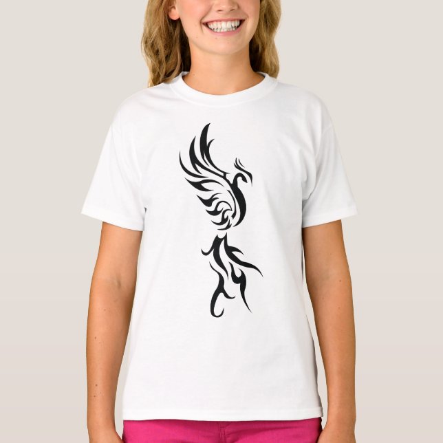 T-shirt Classic Tattoo Inspired Line Art Design (Devant)