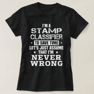 T-shirt Classificateur de timbre