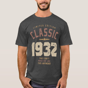 T-shirt Classique 1932 - 90e anniversaire Retro Vintage
