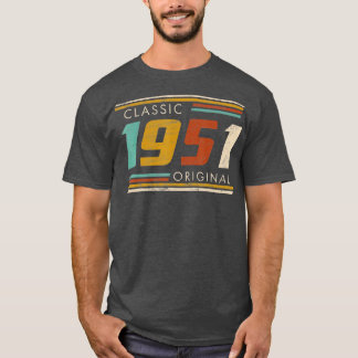 T-shirt Classique 1951 Original 72e anniversaire 72 ans Vi