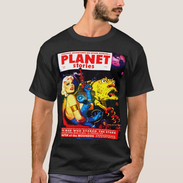 T-SHIRT CLASSIQUE 1952 IMAGINAIRE SIC FI ILLUSTRATION DE P (Devant)