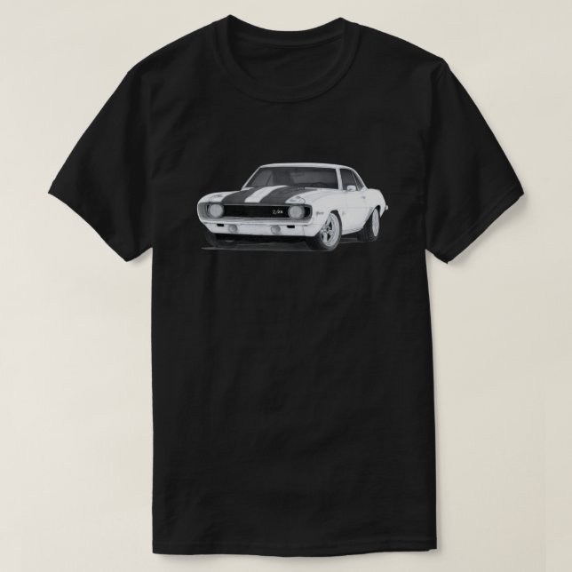 T-shirt classique 1969 Chevrolet Camaro Z28 (Design devant)