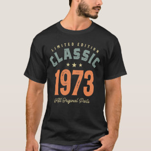 T-shirt Classique 1973 - 49e anniversaire Vintage