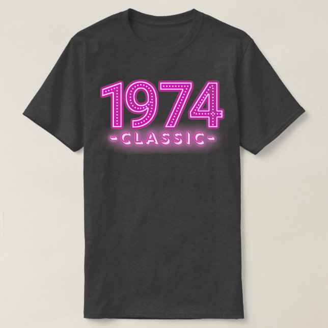 T-SHIRT CLASSIQUE 1974 (Design devant)