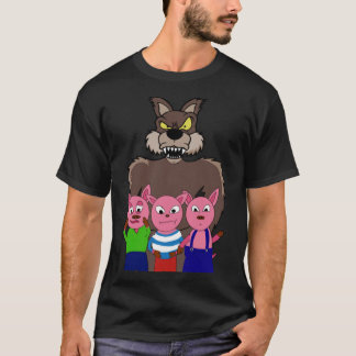 T-shirt classique 3 petits cochons