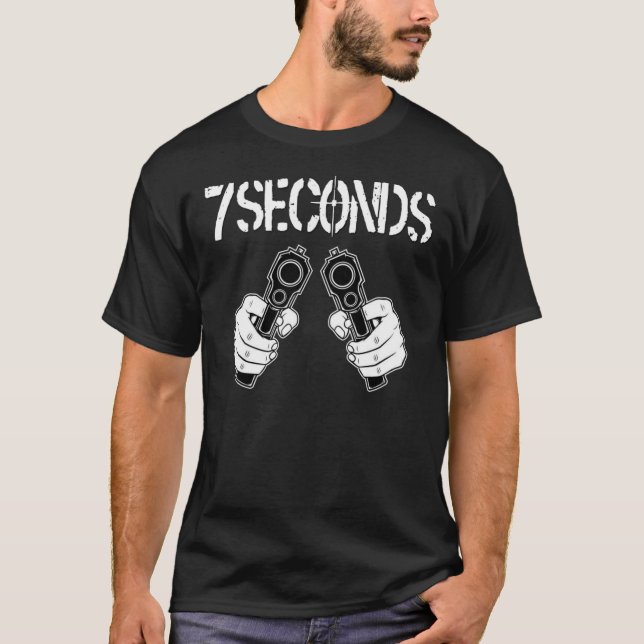 T-shirt classique 7 SECONDES PUNK (Devant)