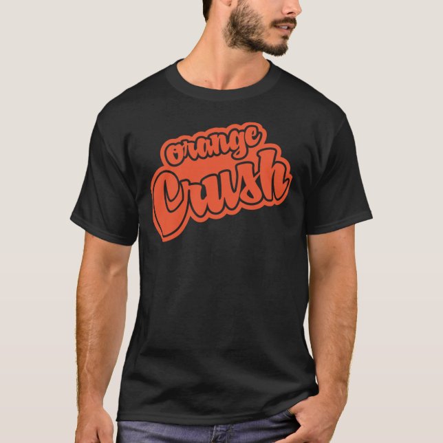 T-shirt classique à croûte orange (Devant)