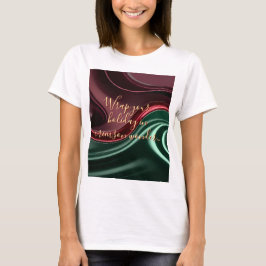 T-shirt classique au graphique abstrait élégant