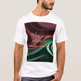 T-shirt classique au graphique abstrait élégant