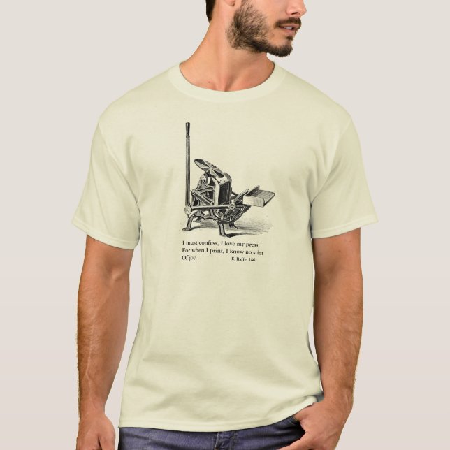 T-shirt classique avec presse pilote (Devant)